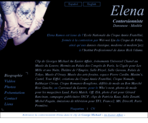elena-contorsionniste.com: Contorsionniste : Elena - Biographie
Biographie de la contorsionniste Elena. Son parcours, sa formation.