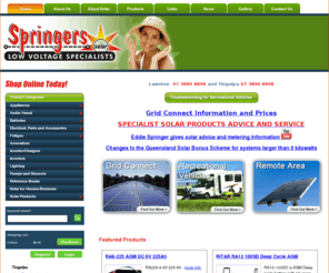 springers.com.au: Springers Brisbane Solar Panels, Power and Energy >  BP Solar Grid Connection Home and RV
Springers are your Brisbane solar panel experts.  We provide professional BP solar panel, power, energy and grid connection.