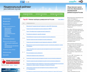 univer-rating.ru: Национальный рейтинг российских вузов
FMENG