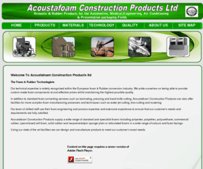 acoustaproducts.com: Acoustafoam Construction Products Ltd, Foam & Rubber Products
Acoustafoam construction products ltd is the UK's largest, most advanced and versatile Foam Converter. For CNC Routing, foam gaskets, acoustic foam, foam seal, kiss cutting, Presentation Packaging, Water Jet cutting, Sheets, Shapes, Cutting & Inserts.