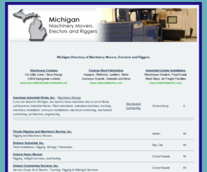 mi-machinerymovers.com: Michigan | Machinery Movers, Erectors and Riggers
American Industrial Werks - Expert Riggers, Machine Movers/demolition, and Millwrights serving businesses throughout the Chicago area, northern Illinois and surrounding areas in the Midwest.