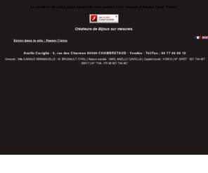 anello-caviglia.org: ANELLO CAVIGLIA - Accueil - Création de bijoux sur mesures en Vendée (85)
ANELLO CAVIGLIA : Création de bijoux sur-mesures en Vendée (85)