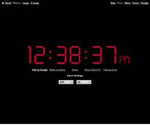 clockux.com: Online Alarm Clock
Online Alarm Clock - Free internet alarm clock displaying your computer time.