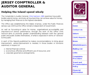 jerseyaudit.org: JERSEY COMPTROLLER & AUDITOR GENERAL
The States of Jersey Office of the Comptroller & Auditor General, Chris Swinson, OBE.