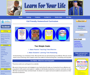 kid-friendly-homeschool-curriculum.com: Kid Friendly Homeschool Curriculum
The mission of Learn For Your Life is to provide Kid Friendly Homeschool Curriculum and Resources. 
