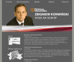 konwinski.org: Zbigniew Konwiński Poseł na Sejm RP
Zbigniew Konwiński kandydat na posła