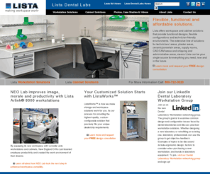 lista-lab.com: Lista North America Official Site - Making Workspace Work
Lista offers a wide range of innovative, efficient, modular storage and workspace systems – drawer storage cabinets, industrial and technical electronic workbenches, Storage Wall® Systems, accessory systems and other unique solutions.