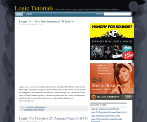logic-tutorials.com: Logic Tutorials
Help and resources for Apple's Logic Pro Audio Production Software