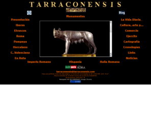 tarraconensis.com: menu
