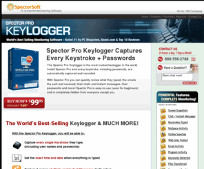 key-capture.com: Computer and Internet Monitoring Software
SpectorSoft develops and supports Internet monitoring software for home users, business, education, and government. SpectorSoft Internet monitoring software will record web sites, keystrokes, emails, chats, instant messages, Facebook activity, MySpace activity, snapshots and much more.