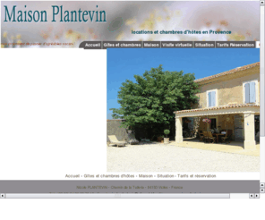 maisonplantevin.com: Locations de vacances, gites, chambres d'hôtes - violès, séguret, vaison la romaine - maison plantevin
Locations, appartements, studio, maison, chambres d'hôtes, provence, séguret, vaucluse. Nicole et Thierry vous proposent de passer dagréables vacances dans leur région au pays des Dentelles de Montmirail.