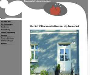 city-fewo-erfurt.info: Traumhafte Ferienwohnungen  - Home
Ferienwohnungen & Ferienhäuser - Traumhafte Ferienwohnungen 