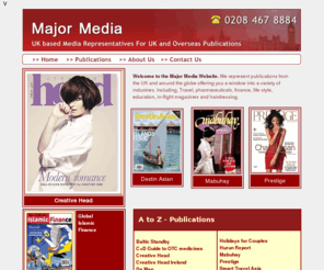 majormedia.co.uk: Major Media - Media Representative for UK and International Magazines
