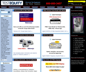 testequity.com: New and Used Test Equipment, Environmental Chambers, Test Equipment Rental and Lease - TestEquity
TestEquity New and Used Test Equipment, Environmental Chambers, Test Equipment Rental and Lease from Agilent, Tektronix, Fluke, Sorensen, Rohde & Schwarz, Magna-Power and others.