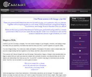 zagzagel.com: Zagzagel
Magick is real and you can use it to make a powerful change in your life.