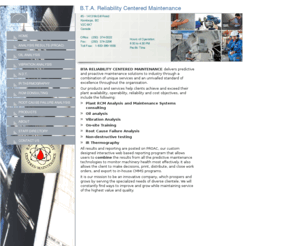 btarcm.com: B.T.A. Reliability Centred Maintenance Home
B.T.A. Reliability Centred Maintenance