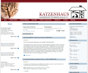 katzenhaus-halle.de: Katzenhaus Katzenschutzverein Halle - Berichte und Bilder unseres Vereins
Meldungen zu aktuellen Aktionen des Katzenhaus Katzenschutzverein Halle & Katzen zur Vermittlung