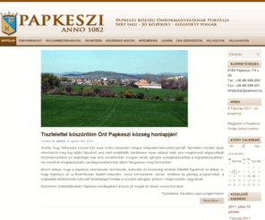 papkeszi.hu: Papkeszi Községi Önkormányzat Portálja
