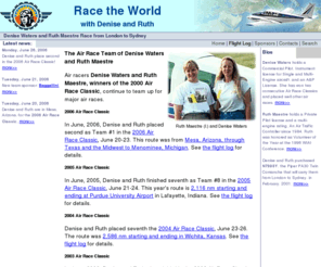 racedr.com: Waters/Maestre London-to-Sydney Air Race
Home Page - Waters/Maestre London-to-Sydney Air Race