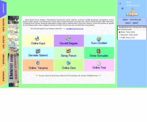 seraysurucu.com: Seray Sürücü Kursu
M.E.B. SERAY SÜRÜCÜ KURSU WEB SİTESİ