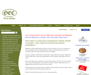 oectackshop.com: The OEC Tackshop
OEC Tack Shop - quality equestrian products from Passier, Anky, Pikeur, Jaguar, Gersemi, Eurostar, Toggi, Mark Todd, Charles Owen, Ariat, Konig, Isabel Werth, Horka, Eskadron, and Woof Wear.