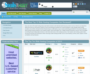 snailsinchost.com: Top Best Web Hosts Hosting Providers 2010
Top Web Host Hosting providers companies of 2010