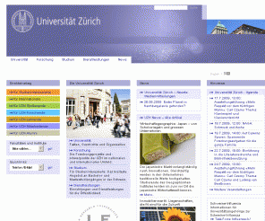 unizh.ch: UZH - Universität Zürich - Public Portal
