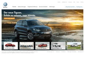 driving-experience.biz: Volkswagen Deutschland
Die offizielle Webseite von Volkswagen Deutschland. Informationen zu aktuellen Modellen, Gebrauchtwagen, Angebote, Service & Zubehör.