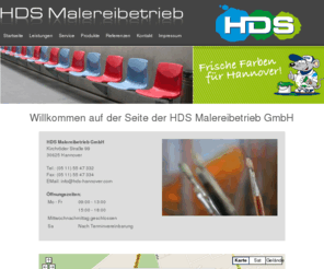 hds-hannover.com: HDS Malereibetrieb GmbH
Vorstellung des Malereibetriebes HDS aus Hannover.