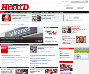 strathearnherald.co.uk: News,  Sport, Jobs with a Local Focus -  Strathearn Herald
Visit the Strathearn Herald website for local news from Perthshire in Scotland. Strathearn Herald, local Perthshire sport, classifieds, jobs, entertainment and lots more.