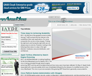 sysadminnews.com: System Administration - Sys Admin Tutorials
Sys Admin News is your source for System Administration 