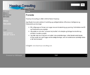 haastrup-consulting.dk: Haastrup Consulting - Forside
Consulting in Business Solotions