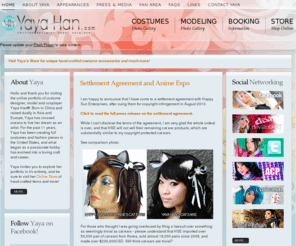 angelicstar.net: Yaya Han - Costume Designer and International Model and Cosplay Entertainer
YayaHan.com, the Online Portfolio of Costume Designer, Model and Cosplay Entertainer Yaya Han