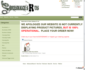 boresnakesrus.com: Bore Snakes R Us Home Page
Bore Snakes R Us