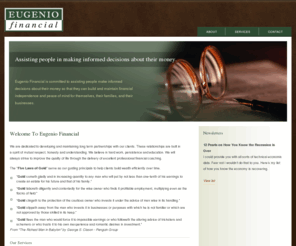 cascadefinancialconcepts.com: Eugenio Financial - Independent Financial Advice
Welcome to Eugenio Financial. We are dedicated to developing and maintaining long term partnerships with our clients. 