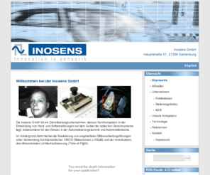 inosens.com: Inosens ~ Innovation in Sensorik  » Willkommen bei der Inosens GmbH
