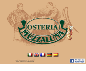 mezzaluna.it: Osteria Mezzaluna
il ristorante tipico mediterraneo, a Torino e ad Alassio