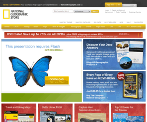 ngstore.com: National Geographic Store
National Geographic Store: Shop for Magazines, Maps, Globes, Atlases, Books, DVDs, travel clothing, outdoor gear, science tools, fun and educational kids toys, and support the non-profit mission of the National Geographic Society with your purchase.