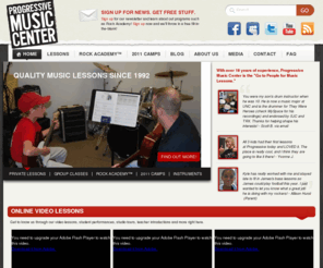 raleighmusiclessons.com: Raleigh Music Lessons - Guitar, Drum, Piano, Bass, Vocal : Progressive Music Center
Progressive Music Center teaches all levels of students from ages 3 to 87 year’s young. Some of our students have been enrolled with us for more than six years and we have over 17 former students currently enrolled in college music schools in the United States.