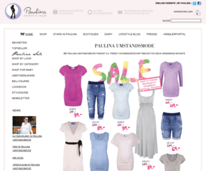 umstandsmode.de: Umstandsmode von Paulina: Exklusive Schwangerschaftsmode sowie ausgefallene Geschenkideen für die trendy Mütter von morgen!
Paulina Umstandsmode: Neue Frühjahr/Sommer 2011 Kollektion von Paulina jetzt online! Exclusive Schwangerschaftsmode für die Mütter von morgen.