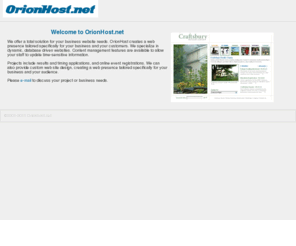 81055.com: OrionHost.net - Web Site Design Development Hosting
