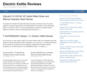 electrickettlereviews.net: Electric Kettle Reviews — Discover the Benefits of Electric Kettles
Discover the Benefits of Electric Kettles