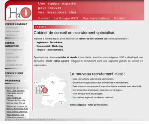accescadres.fr: H3O - recrutement spécialisé
Cabinet de recrutement spécialisé dans les fonctions ingénieurs, techniciens, commerciales et administratives.