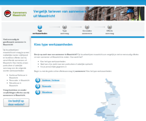 bouwbedrijven-maastricht.com: bouwbedrijven-maastricht.com - Maastricht | Vergelijk tarieven van aannemers uit Maastricht. Bouwofferte. 
 | Maastricht |
bouwbedrijven-maastricht.com 6200-6299 Maastricht Limburg Vraag een bouwofferte aan bij meerdere aannemers uit Maastricht. Vergelijk de tarieven! Gratis en vrijblijvend!