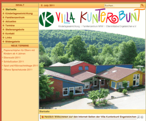 familienzentrum-engelskirchen.com: Villa Kunterbunt Engelskirchen  -  Elterninitiative Engelskirchen e.V.
Villa Kunterbunt Engelskirchen, Kindertagesstätte  und Familienzentrum i.Gr.