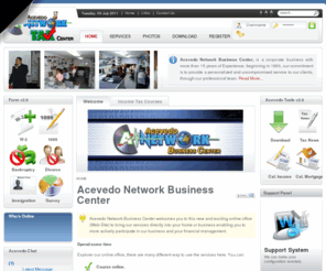 acevedonetwork.com: Acevedo Network Business Center
Acevedo Network - Income Tax, Immigration, Divorce, Income Tax Courses.