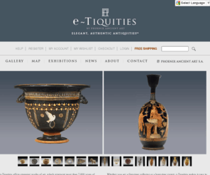 e-tiquities.info: Antiquities | Antiquities Auctions | Antiquities for sale | eTiquities by Phoenix Ancient Art
Antiquities Auction | Antiquities for sale for either first-time collectors or a long-time experts, eTiquities makes it easy to purchase or bid on works of art from ancient civilizations. Antiquities from different periods