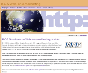 b-c-s.nl: B-C-S Groesbeek uw Web- en e-mailhosting provider
B-C-S Website en email hosting