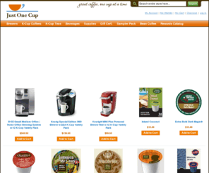 justonecup.net: Keurig Brewers, K-Cups, Single Cup Coffee Products : Just One Cup
Just One Cup provides the best single cup coffee solutions including Keurig Brewers, the best K-Cups, stove top brewers and more.
