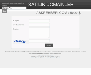 askrehberi.com: Satılık Domainler satılık Alan Adları -Domainticaret.Com
domainticaret.com satılık alan adları ve domainler  - Satılık Alan Adları Listesi